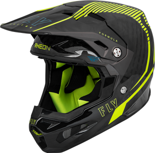 Fly Racing Youth Formula Carbon Tracer Helmet - Hi-Vis Black