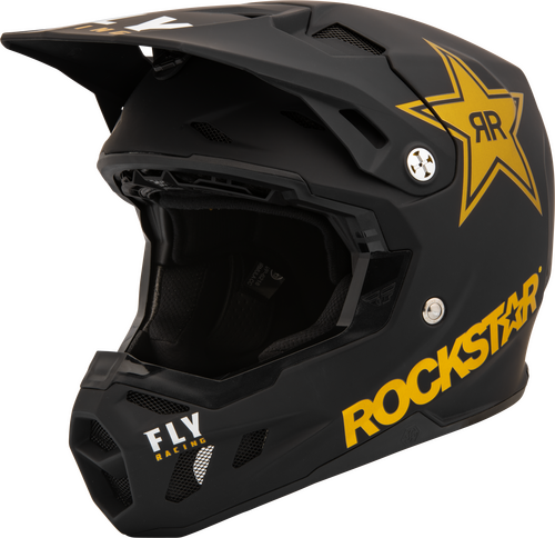 Fly Racing Formula CC Rockstar Helmet - Matt Black Gold