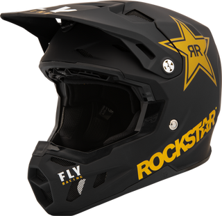 Fly Racing Formula CC Rockstar Helmet - Matt Black Gold