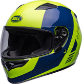 Bell Qualifier Helmet - Turnpike Matt/Gold Hi-Vis Yellow/Navy