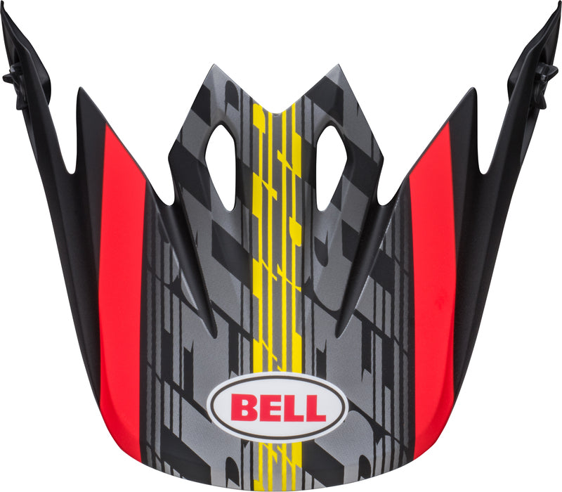 Bell Mx-9 Mips Peak - Offset Matt Black/Red