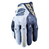 Five E2 Enduro Gloves - Black/Grey/Gold