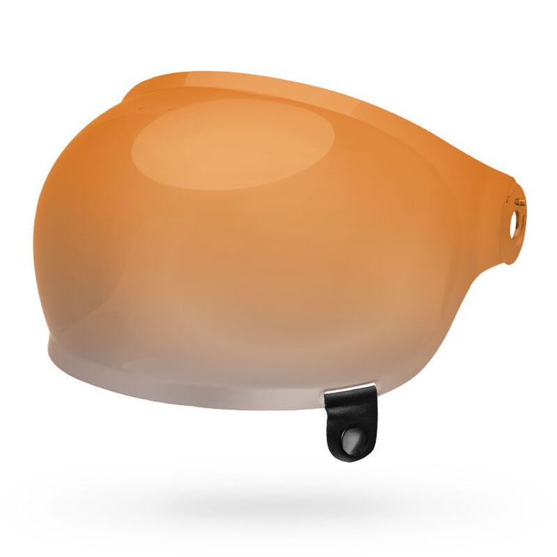 Bell Bullitt Visor Bubble Shield Amber Gradient - Black Tab