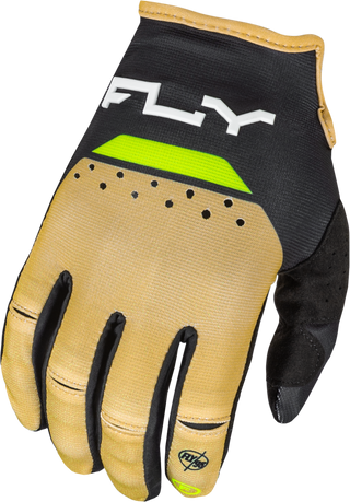 Fly Racing Kinetic Reload 2024 Gloves - Khaki Black Hi Vis