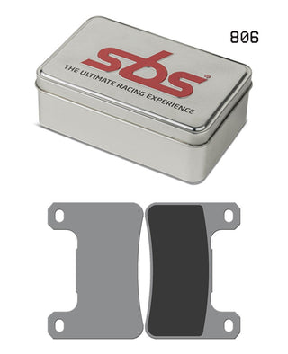 SBS FRICTION - Dual Sinter Racing Brake Pads Moto2, 3 & WSBK SPEC - 806DS-