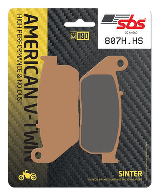 SBS Hd Sintered Brake Pads Front - 807H.HS-