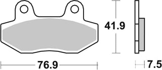 SBS FRICTION - Sinter Rear Brake Pads - 814LS-