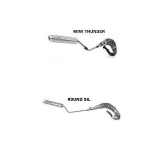 Arrow Silencer - Mini Thunder Titanium With Stainless End Cap Husqvarna Cr 65 For 2011 > 2013