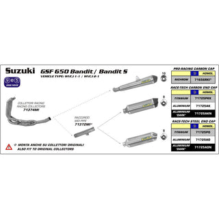 Arrow Suzuki Collector Racing Stainless Steel