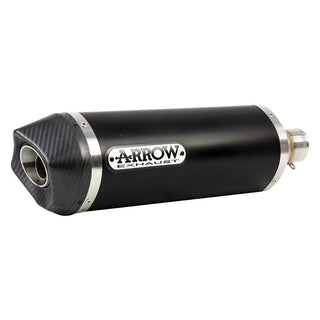 Arrow Race-Tech Dark Aluminium Slip-On Muffler w/Carbon End Cap for Honda CB 500 F/CBR 500 R 13-15/CB 500 F 16-18/CBR 500 R 16-18