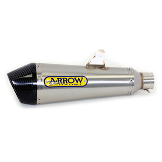 Arrow X-Kone Nichrom Slip-On Muffler w/Carbon End Cap for Ducati Hypermotard/Hyperstrada 821 13-15/Hypermotard 939/Hyperstrada 939 16-18