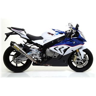 Arrow X-Kone Nichrom Slip-On Muffler w/Carbon End Cap for BMW S 1000 R 14-16/S 1000 RR 15-16