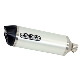 Arrow Race-Tech Aluminium Slip-On Muffler w/Carbon End Cap for Honda CrossRunner 800 15-20