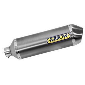 Arrow Race-Tech Aluminium Slip-On Muffler w/Steel End Cap for Kawasaki Versys 650 17-20/Z 650/Ninja 650 17-20