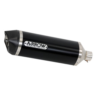 Arrow Race-Tech Dark Aluminium Slip-On Muffler w/Carbon End Cap for Suzuki GSX-R 1000/1000 R 17-20