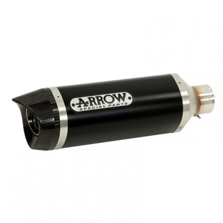 Arrow Thunder Dark Aluminium Slip-On Muffler w/Carbon End Cap for KTM Duke 125 17-20/Duke 390 17-20