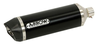 Arrow Race-Tech Dark Aluminium Slip-On Muffler w/Carbon End Cap for KTM 790 Duke 18-20/890 Duke R 2020