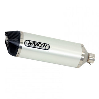 Arrow Race-Tech Aluminium Slip-On Muffler w/Carbon End Cap for Honda CB 500 F/CBR 500 R 19-20