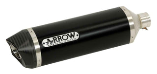 Arrow Race-Tech Dark Aluminium Slip-On Muffler w/Carbon End Cap for KTM 790 Adventure/790 Adventure R 19-20