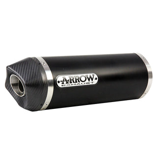 Arrow Race-Tech Dark Aluminium Slip-On Muffler w/Carbon End Cap for Suzuki V-Strom 650 17-20