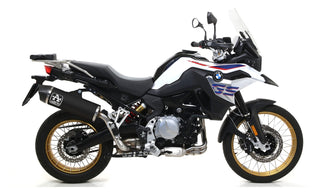 Arrow Maxi Race-Tech Dark Aluminium Slip-On Muffler w/Carbon End Cap for BMW F 850 GS 18-20