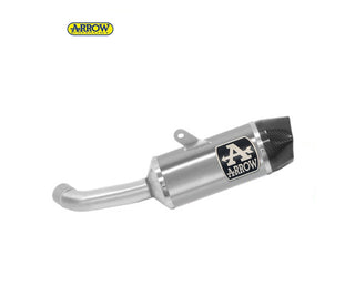 Arrow Indy-Race Titanium Slip-On Muffler w/Carbon End Cap for Husqvarna Svartpilen/Vitpilen 401 2020