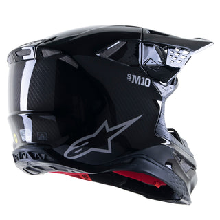 Alpinestars Supertech SM10 Solid Ece 22.06 Helmet - Gloss Black Carbon