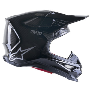 Alpinestars Supertech SM10 Solid Ece 22.06 Helmet - Gloss Black Carbon