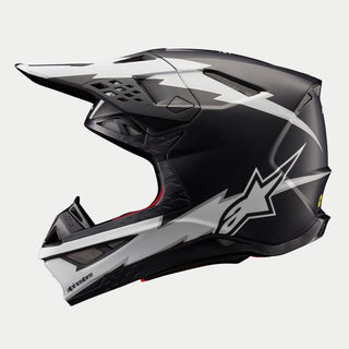 Alpinestars Supertech SM10 Ampress Ece 22.06 Helmet - Black White Matt