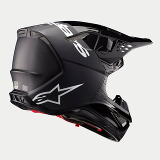 Alpinestars Supertech SM10 Flood Ece 22.06 Helmet - Black Dark Gray Matt And Gloss