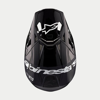 Alpinestars Supertech SM10 Flood Ece 22.06 Helmet - Black Dark Gray Matt And Gloss
