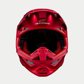 Alpinestars Supertech SM10 Flood Ece 22.06 Helmet - Fluro Red Matt and Gloss