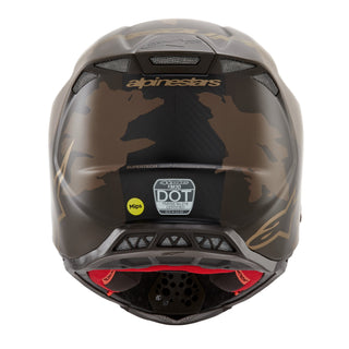 Alpinestars Supertech SM10 Le Squad 23 Helmet - Darkbrown Kangaroo Gold