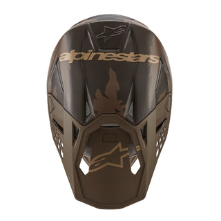 Alpinestars Supertech SM10 Le Squad 23 Helmet - Darkbrown Kangaroo Gold