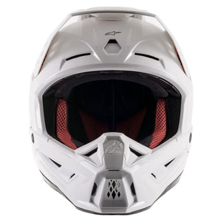 Alpinestars SM5 Solid Ece 22.06 Helmet - White Gloss
