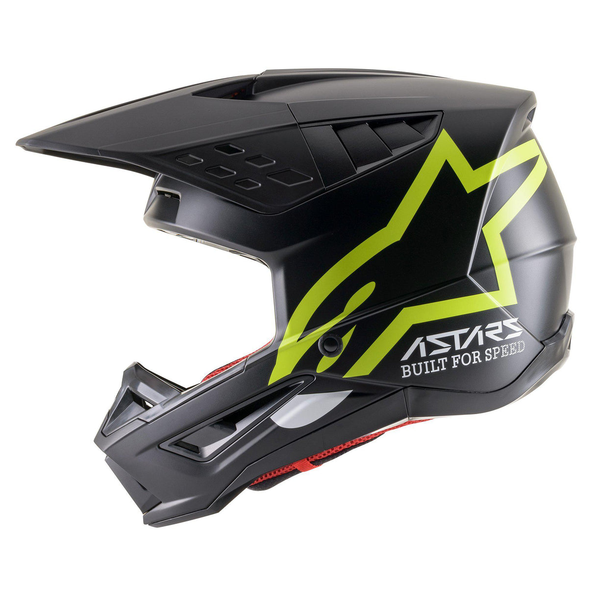 Alpinestars SM5 Compass ECE Helmet - Matt Black/Fluro Yellow