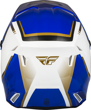 Fly Racing Youth Kinetic Vision Helmet - White Blue