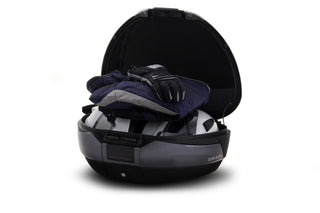Shad SH48 Dark Grey Top Case Set + Carbon Cover + Backrest