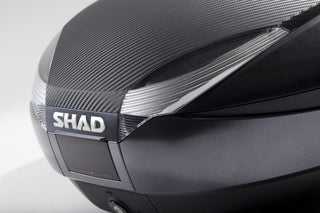 Shad SH48 Dark Grey Top Case Set + Carbon Cover + Backrest