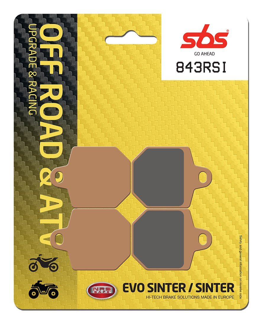 SBS Offroad Racing Brake Pads FR-RR - 843RSI- – MotoHeaven