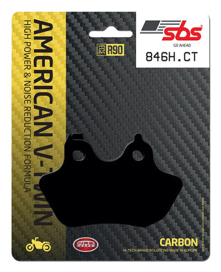 SBS FRICTION - Carbon Tech Rear H-D Brake Pads - 846H.CT-