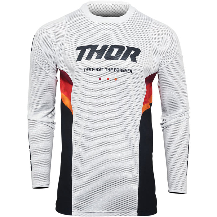 Thor Pulse Air React Jersey - White/Midnight