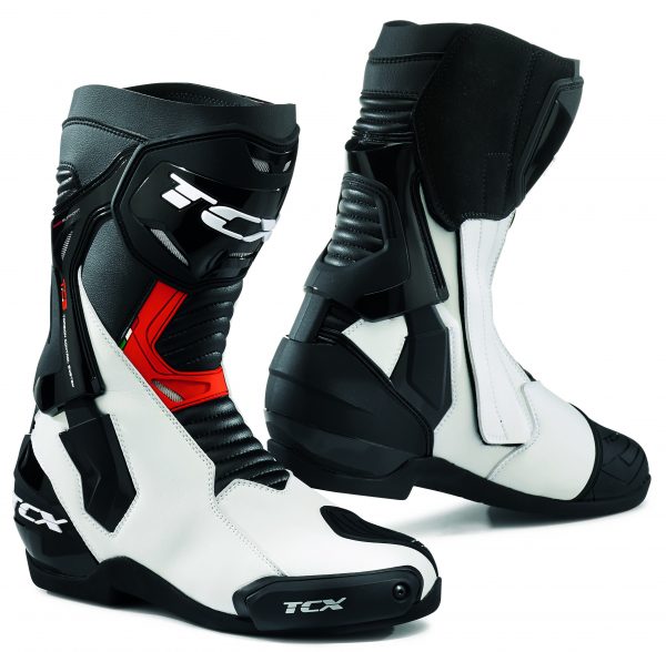 TCX ST- Fighter Boots– White/Black - MotoHeaven