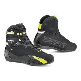 TCX Rush Waterproof Motorcycle Boots - Black/Yellow