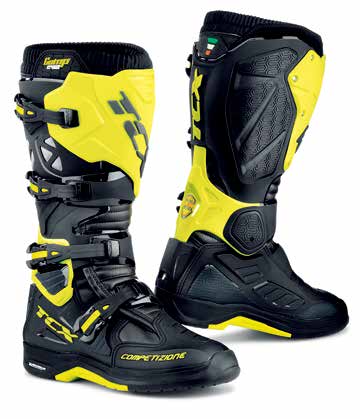 TCX Comp Evo 2 Boots– Black/yellow - MotoHeaven