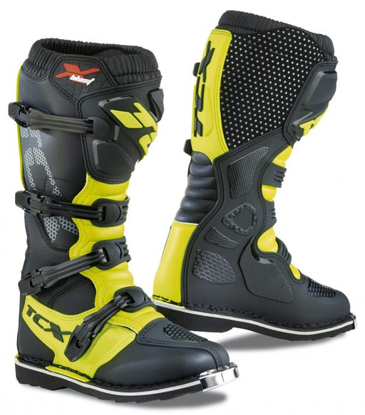 TCX X-Blast Boots– Black/Yellow - MotoHeaven