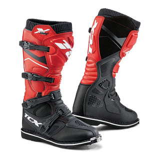 TCX X-Blast Off-Road Motorcycle Boots - Black/Red