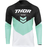 Thor Sector Chev Jersey - Black/Mint