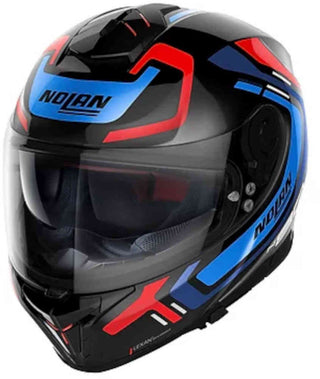 Nolan N80-8 Ally N-Com 43 Helmet - Black/Red/Blue