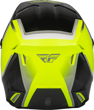 Fly Racing Youth Kinetic Vision Helmet - Hi-Vis/Black